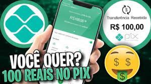 100 reais no pix!