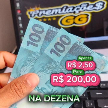 Rapidinha GG R$2,50 para R$200,00 na dezena