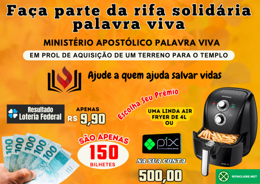 Rifa Solidária Palavra Viva