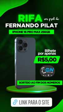 RIFA IPHONE 16 PRO MAX 256 GB PRETO